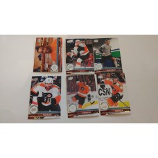 2017-18 Upper Deck Series 1 Base Team Set 139-144 Philadelphia Flyers 2017-18 Upper Deck Series 1 Base Team Set 139-144 Philadelphia Flyers